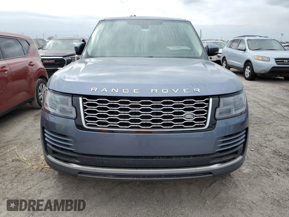 2020 Land Rover Range Rover z VIN SALGS5SEXLA591508, wystawiony jako Copart lot #74611554 z przebiegiem Nie podano mil oraz Nie do naprawy • Non repairable. Historia ofert i sprzedaży dostępna na DreamBid. Obrazek 5.