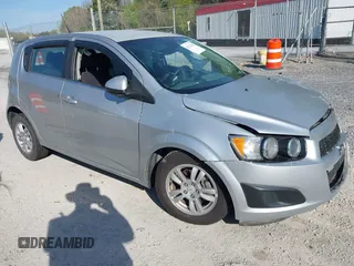 2012 Chevrolet Sonic LT with VIN 1G1JC6SH5C4167574, listed as a IAAI auction lot 42133100 with 59,473 mi miles and . Bid and sale history available at DreamBid. Image 1.