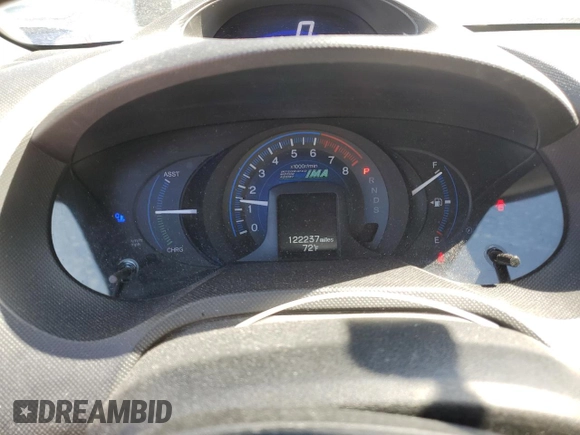 2012 Honda Insight EX with VIN JHMZE2H70CS004823, listed as a Copart auction lot 50429635 with 122,237 mi miles and Salvage title. Bid and sale history available at DreamBid. Image 9.