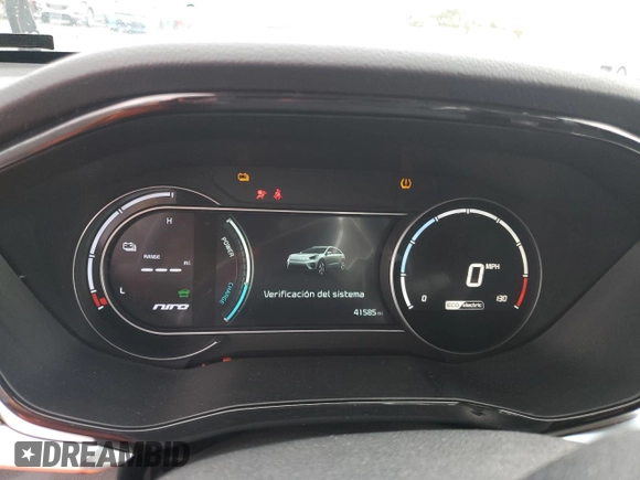 2022 Kia Niro S with VIN KNDCC3LG5N5160738, listed as a Copart auction lot 44829955 with 41,585 mi miles and Salvage Title. Bid and sale history available at DreamBid. Image 9.