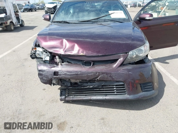 2013 Scion tC with VIN JTKJF5C7XD3064777, listed as a IAAI auction lot 42008710 with 147,808 mi miles. Bid and sale history available at carsss.com. Image 6.