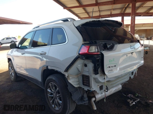 2019 Jeep Cherokee Latitude Plus with VIN 1C4PJMLB4KD441738, listed as a IAAI auction lot 42684317 with 50,480 mi miles and . Bid and sale history available at DreamBid. Image 3.
