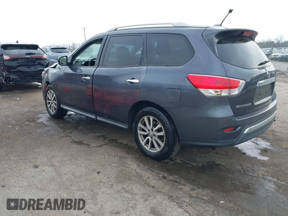 2014 Nissan Pathfinder S with VIN 5N1AR2MM6EC671936, listed as a IAAI auction lot 41680439 with 144,259 mi miles and . Bid and sale history available at DreamBid. Image 3.