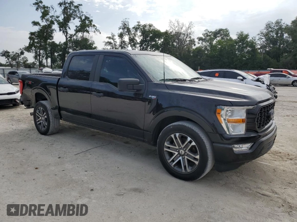 2021 Ford F-150 XL z VIN 1FTEW1C56MFC20358, wystawiony jako Copart lot #58747135 z przebiegiem 112 488 mil mil oraz Szkoda całkowita • Salvage title. Historia ofert i sprzedaży dostępna na DreamBid. Obrazek 4.