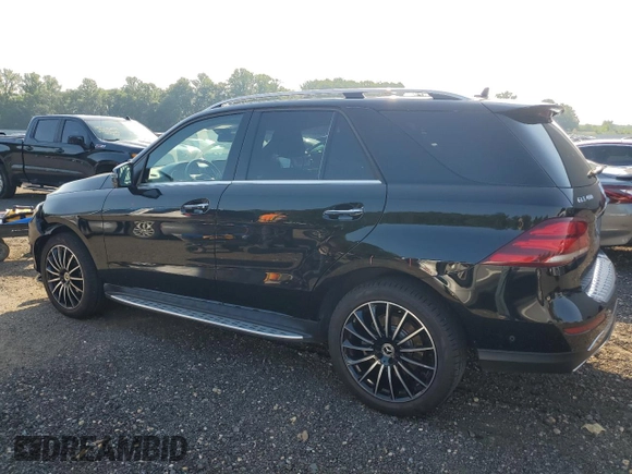 2019 Mercedes-Benz GLE 400 with VIN 4JGDA5GB4KB205696, listed as a Copart auction lot 60955785 with 107,027 mi miles and Salvage title. Bid and sale history available at DreamBid. Image 2.