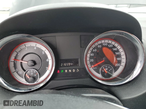 2015 Dodge Grand Caravan SE with VIN 2C4RDGBGXFR744203, listed as a Copart auction lot 54791795 with 216,594 mi miles and Clean Title. Bid and sale history available at DreamBid. Image 9.