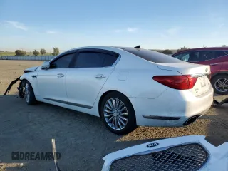 2015 Kia K900 Luxury with VIN KNALW4D46F6027271, listed as a Copart auction lot 88256555 with 118,805 mi miles and Salvage Title. Bid and sale history available at carsss.com. Image 2.