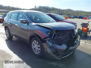 2015 Nissan Rogue SV with VIN KNMAT2MV2FP515336, listed as a IAAI auction lot 41892007 with 136,466 mi miles and . Bid and sale history available at carsss.com. Image 1.