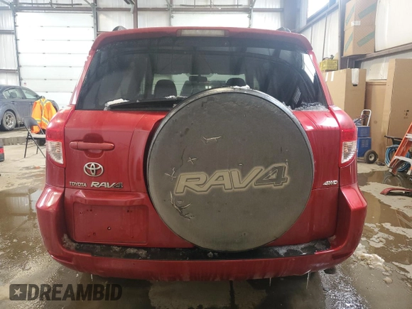 2006 Toyota RAV4 Sport with VIN JTMBK32V266000181, listed as a Copart auction lot 51006215 with 282,799 mi miles and Salvage Title. Bid and sale history available at carsss.com. Image 6.