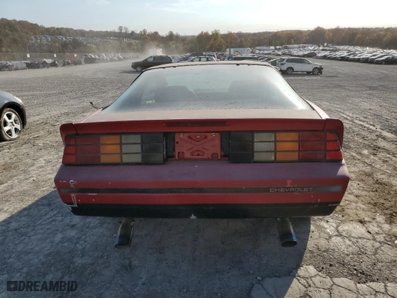 1987 Chevrolet Camaro with VIN 1G1FP21H9HN178373, listed as a Copart auction lot 78016374 with 396 mi miles and Clean Title. Bid and sale history available at carsss.com. Image 6.