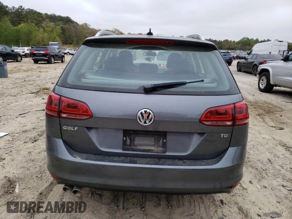 2015 Volkswagen Golf SportWagen TDI SE with VIN 3VWCA7AU2FM511619, listed as a Copart auction lot 51640764 with 118,757 mi miles. Bid and sale history available at carsss.com. Image 6.