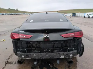 2017 Infiniti Q60 Premium with VIN JN1EV7EL8HM551447, listed as a Copart auction lot 58172955 with 43,457 mi miles and Salvage title. Bid and sale history available at DreamBid. Image 6.