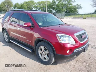 2008 GMC Acadia SLT1 with VIN 1GKEV23748J253652, listed as a IAAI auction lot 42364948 with 176,385 mi miles and . Bid and sale history available at DreamBid. Image 1.