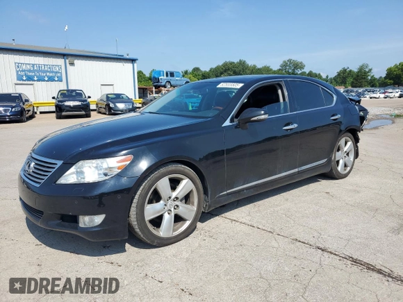 2012 Lexus LS 460 with VIN JTHBL5EF5C5113149, listed as a Copart auction lot 62555505 with 122,359 mi miles and Salvage title. Bid and sale history available at DreamBid. Image 1.