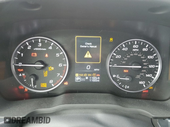 2025 Subaru Forester Touring with VIN JF2SLDTC3SH460756, listed as a Copart auction lot 58800695 with 1,185 mi miles and Salvage title. Bid and sale history available at DreamBid. Image 9.