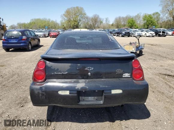2002 Chevrolet Monte Carlo LS z VIN 2G1WW12EX29352690, wystawiony jako Copart lot #47181515 z przebiegiem 132 347 mil mil oraz Nie do naprawy • Non repairable. Historia ofert i sprzedaży dostępna na DreamBid. Obrazek 6.