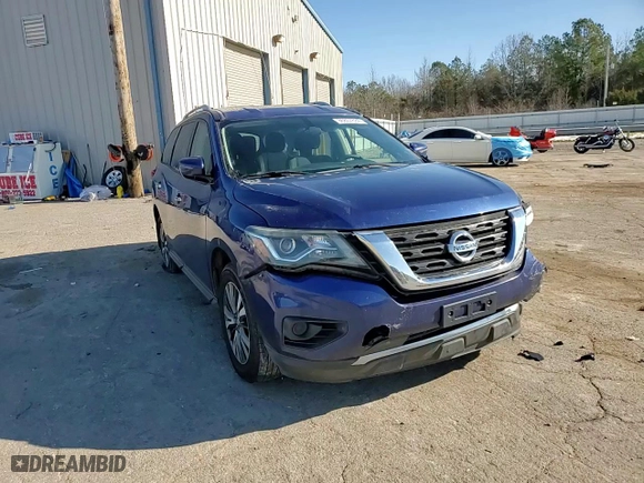 2017 Nissan Pathfinder S with VIN 5N1DR2MM3HC668607, listed as a Copart auction lot 86807884 with 167,421 mi miles and Salvage Title. Bid and sale history available at carsss.com. Image 12.