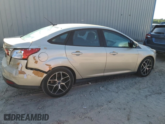 2017 Ford Focus SEL with VIN 1FADP3H2XHL327106, listed as a Copart auction lot 54575285 with 62,718 mi miles and Salvage Title. Bid and sale history available at carsss.com. Image 3.