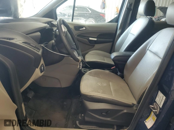 2014 Ford Transit Connect XLT with VIN NM0GS9F76E1154695, listed as a Copart auction lot 59864405 with 37,290 mi miles and Non repairable. Bid and sale history available at DreamBid. Image 7.