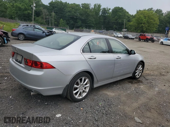 2006 Acura TSX Navi with VIN JH4CL96956C025688, listed as a Copart auction lot 59765615 with 129,508 mi miles and Salvage title. Bid and sale history available at DreamBid. Image 3.