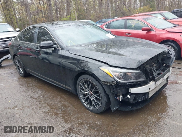 2018 Genesis G80 Sport with VIN KMHGN4JB2JU228949, listed as a IAAI auction lot 41996505 with 102,286 mi miles and . Bid and sale history available at DreamBid. Image 1.