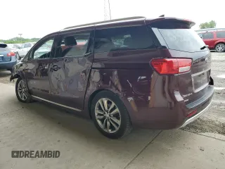 2017 Kia Sedona SX-L with VIN KNDME5C14H6279899, listed as a Copart auction lot 60642874 with 102,658 mi miles and Salvage Title. Bid and sale history available at carsss.com. Image 2.