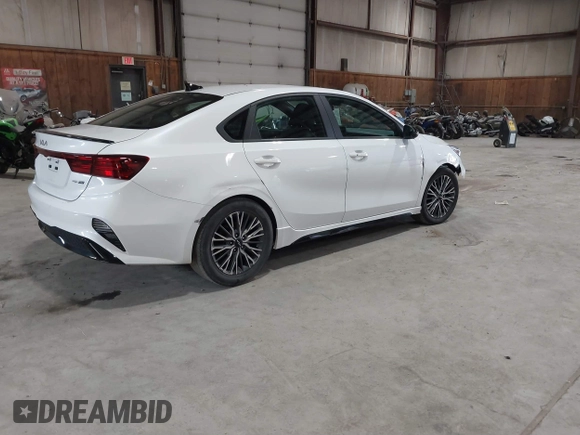 2023 Kia Forte GT-Line with VIN 3KPF54AD6PE522217, listed as a IAAI auction lot 41812618 with 76,188 mi miles. Bid and sale history available at carsss.com. Image 4.