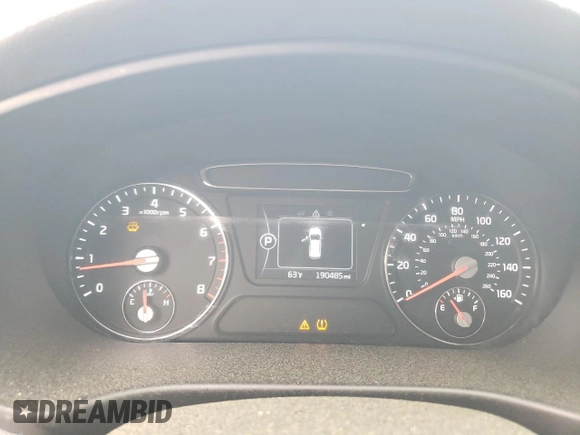 2016 Kia Sorento LX with VIN 5XYPG4A30GG092290, listed as a Copart auction lot 50033365 with 190,485 mi miles and Salvage Title. Bid and sale history available at carsss.com. Image 9.