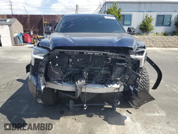 2024 Toyota Tundra SR5 с VIN 5TFLA5DBXRX158501, выставлен на аукционе Copart как лот 56897765 с пробегом 12 998 миль миль и Списание • Salvage title. История ставок и продаж доступна на DreamBid. Изображение 5.