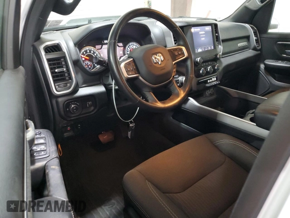 2022 Ram 1500 Big Horn with VIN 1C6SRFFT1NN137100, listed as a Copart auction lot 50770905 with 32,699 mi miles and Salvage Title. Bid and sale history available at carsss.com. Image 8.