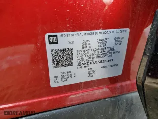 2025 Chevrolet Blazer EV AWD RS with VIN 3GNKD1RJ1SS121671, listed as a Copart auction lot 44906405 with 0 mi miles and Salvage Title. Bid and sale history available at carsss.com. Image 13.