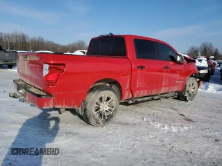 2024 Nissan Titan Pro-4X with VIN 1N6AA1ED6RN101155, listed as a Copart auction lot 41508525 with 16,622 mi miles and Salvage title. Bid and sale history available at DreamBid. Image 3.