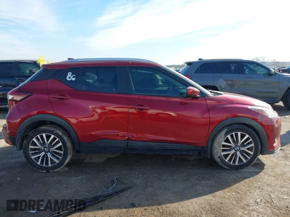 2021 Nissan Kicks SV with VIN 3N1CP5CV4ML529413, listed as a IAAI auction lot 41341916 with 55,118 mi miles. Bid and sale history available at carsss.com. Image 13.