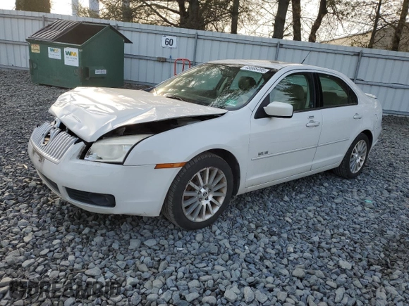 2008 Mercury Milan Premier with VIN 3MEHM02118R611209, listed as a Copart auction lot 48666495 with 108,798 mi miles and Salvage Title. Bid and sale history available at carsss.com. Image 1.