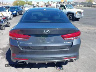 2016 Kia Optima SX Turbo with VIN 5XXGW4L29GG091635, listed as a IAAI auction lot 41884813 with 121,764 mi miles and . Bid and sale history available at carsss.com. Image 16.