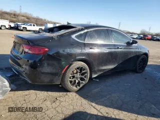 2016 Chrysler 200 C with VIN 1C3CCCEG4GN135818, listed as a Copart auction lot 43686035 with 115,078 mi miles and Clean Title. Bid and sale history available at carsss.com. Image 3.