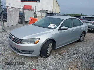 2012 Volkswagen Passat S w/Appearance with VIN 1VWAP7A39CC068119, listed as a IAAI auction lot 41538988 with 122,255 mi miles. Bid and sale history available at carsss.com. Image 2.