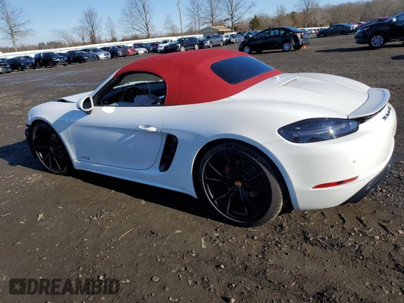 2018 Porsche 718 Boxster S z VIN WP0CB2A82JS229275, wystawiony jako Copart lot #36833274 z przebiegiem 22 752 mil mil oraz . Historia ofert i sprzedaży dostępna na DreamBid. Obrazek 2.