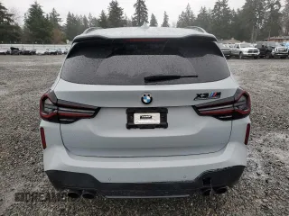 2022 BMW X3 M with VIN 5YM13EC02N9K67297, listed as a Copart auction lot 86645084 with 23,792 mi miles and Salvage Title. Bid and sale history available at carsss.com. Image 6.