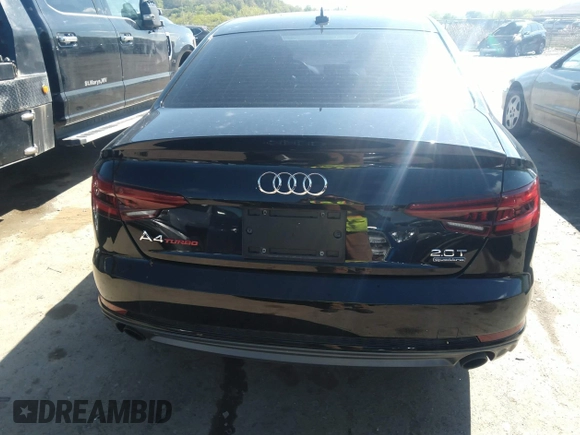 2018 Audi A4 Premium with VIN WAUDNAF47JN017320, listed as a IAAI auction lot 39069216 with 66,113 mi miles and . Bid and sale history available at DreamBid. Image 16.
