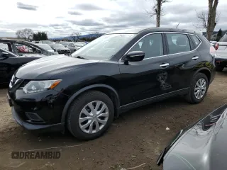 2015 Nissan Rogue SV with VIN KNMAT2MT7FP537914, listed as a Copart auction lot 45238945 with 144,236 mi miles and Salvage Title. Bid and sale history available at DreamBid. Image 1.