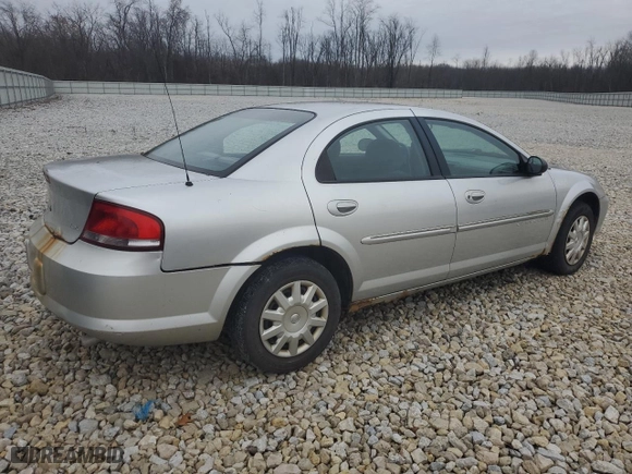 2001 Chrysler Sebring LX with VIN 1C3EL46X91N656635, listed as a Copart auction lot 81817434 with 89,100 mi miles and Clean Title. Bid and sale history available at carsss.com. Image 3.