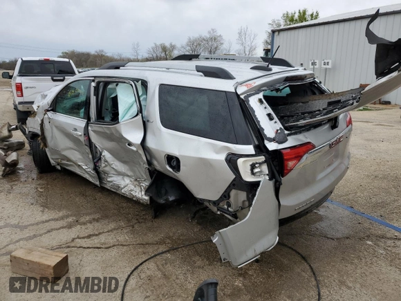 2018 GMC Acadia SLT with VIN 1GKKNULS2JZ151423, listed as a Copart auction lot 51860595 with Not Provided miles and Non Repairable. Bid and sale history available at DreamBid. Image 2.