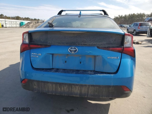 2019 Toyota Prius LE with VIN JTDL9RFU4K3009299, listed as a Copart auction lot 48650635 with 66,182 mi miles and Salvage Title. Bid and sale history available at carsss.com. Image 6.