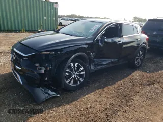 2017 Infiniti QX30 Luxury with VIN SJKCH5CR3HA029928, listed as a Copart auction lot 65221134 with 0 mi miles and Salvage Title. Bid and sale history available at carsss.com. Image 1.