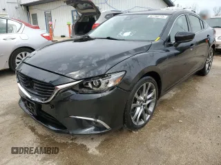 2017 Mazda 6 Grand Touring with VIN JM1GL1W51H1114366, listed as a Copart auction lot 52750715 with 79,792 mi miles and Salvage Title. Bid and sale history available at carsss.com. Image 1.