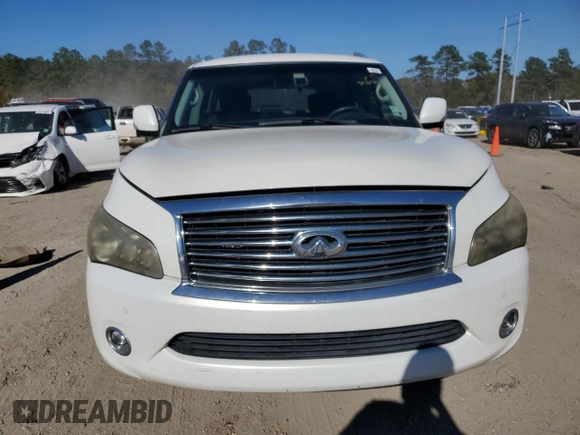 2013 Infiniti QX56 8-passenger with VIN JN8AZ2ND7D9730026, listed as a Copart auction lot 85692114 with 184,795 mi miles and Clean Title. Bid and sale history available at carsss.com. Image 5.