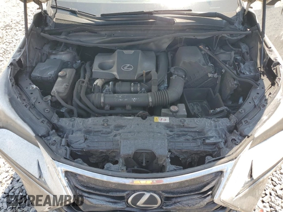 2017 Lexus NX 200t with VIN JTJBARBZ0H2114258, listed as a Copart auction lot 60639435 with 101,572 mi miles and Salvage title. Bid and sale history available at DreamBid. Image 12.