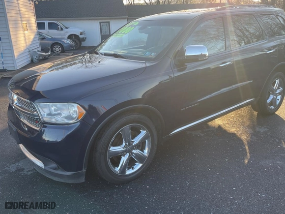 2013 Dodge Durango Citadel with VIN 1C4RDJEG6DC505133, listed as a Copart auction lot 85789854 with 235,404 mi miles and Clean Title. Bid and sale history available at carsss.com. Image 2.