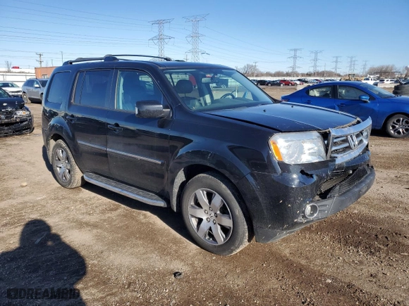 2015 Honda Pilot Touring with VIN 5FNYF4H92FB004704, listed as a Copart auction lot 47800445 with 173,521 mi miles and Salvage Title. Bid and sale history available at carsss.com. Image 4.